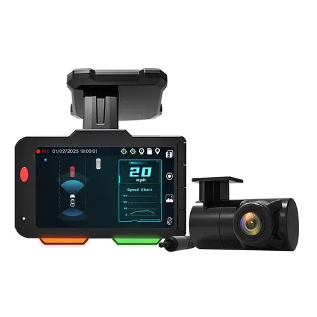 4K AI Dash Cam with Blind Spot Detection
